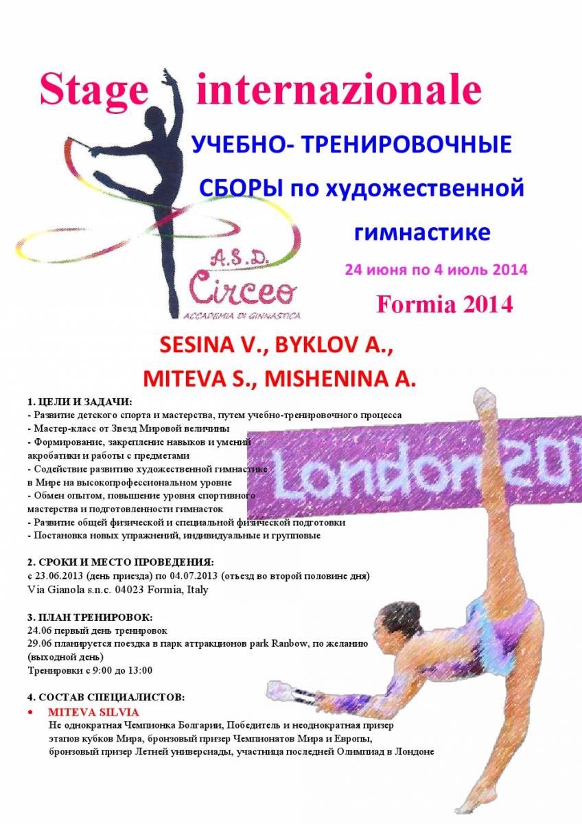 Организация сборов по гимнастике в Казани