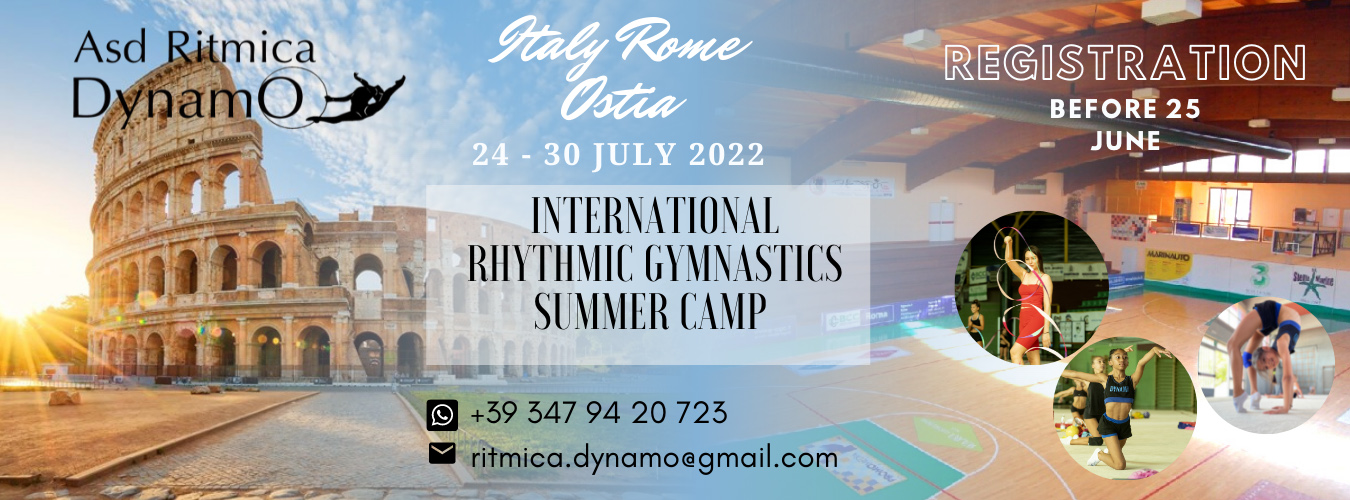 International Rhythmic Gymnastics Summer Camp, 24-30.07.2022, Italy, Rome, Ostia