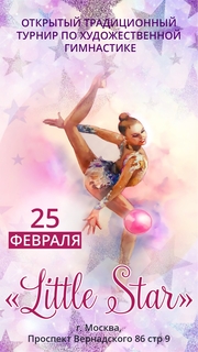 Открытый традиционный турнир по художественной гимнастике «Little Star», 25 февраля 2024, Москва