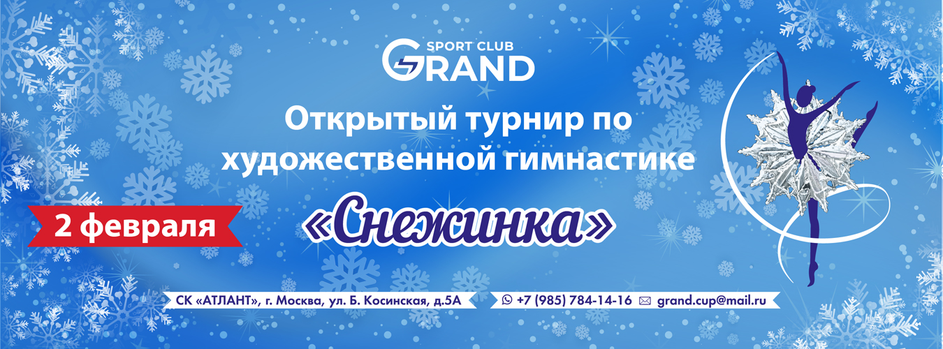 Открытый турнир по художественной гимнастике «СНЕЖИНКА», 2 февраля 2025, Москва